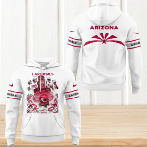 Arizona Cardinals NFL Football Skull Hoodie