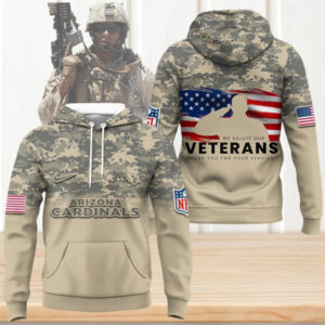 Arizona Cardinals NFL Thank You For Your Service Hoodie