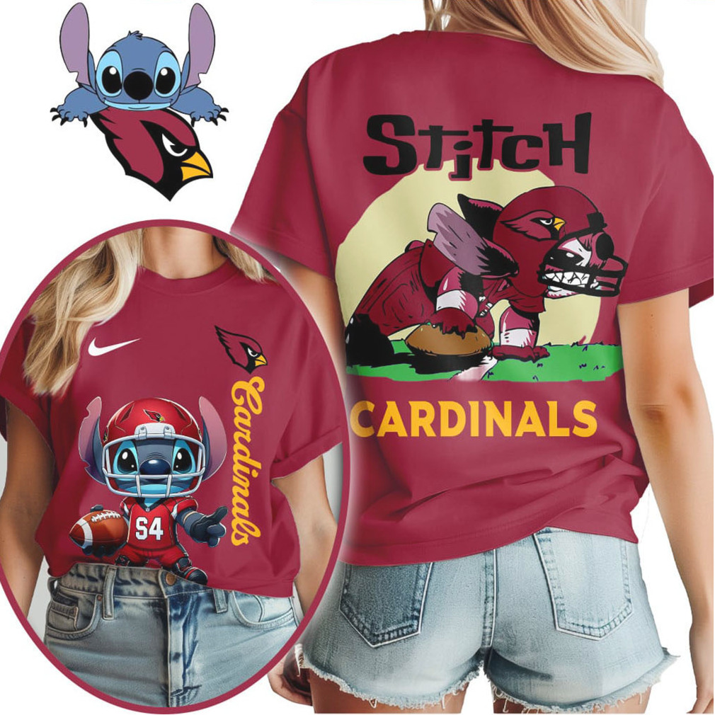 Arizona Cardinals Official NFL Stitch 3D Shirt Arizona Cardinals Official NFL Stitch 3D Shirt