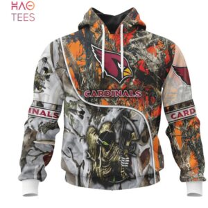 Arizona Cardinals Personalized Hunting Camo NFL Hoodie