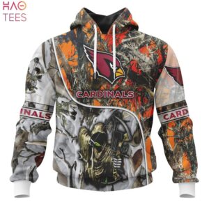 Arizona Cardinals Personalized Hunting Camo NFL Hoodie