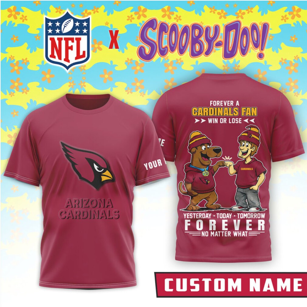 Arizona Cardinals x Scooby Doo Official 3D Shirt Arizona Cardinals x Scooby Doo Official 3D Shirt