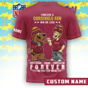 Arizona Cardinals x Scooby Doo Official 3D Shirt