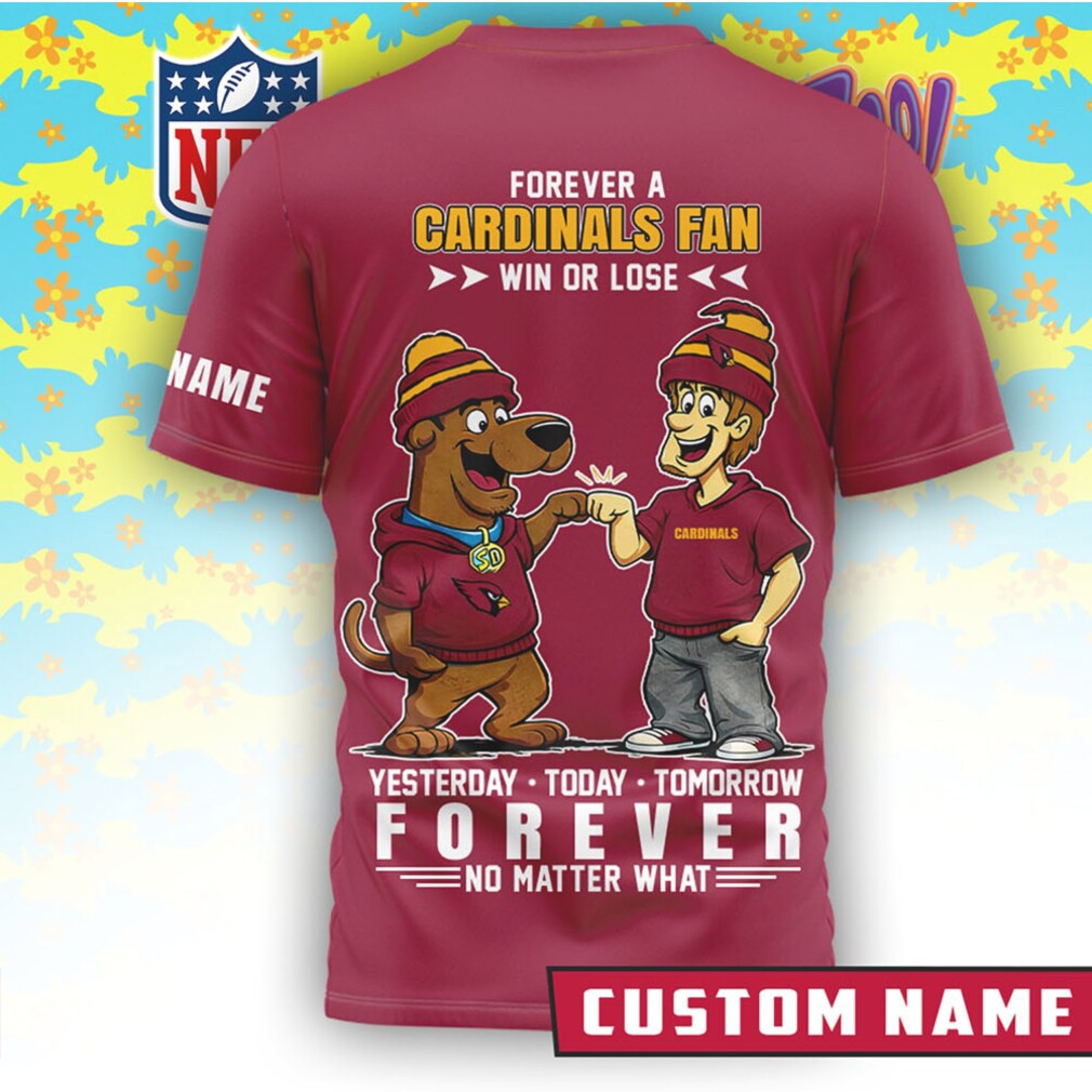 Arizona Cardinals x Scooby Doo Official 3D Shirt Arizona Cardinals x Scooby Doo Official 3D Shirt