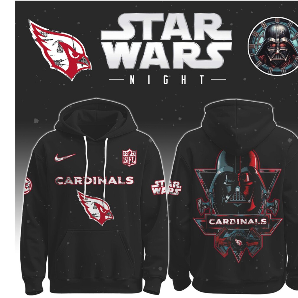 Arizona Cardinals x Star Wars Darth Vader Night NFL Hoodie Arizona Cardinals x Star Wars Darth Vader Night NFL Hoodie