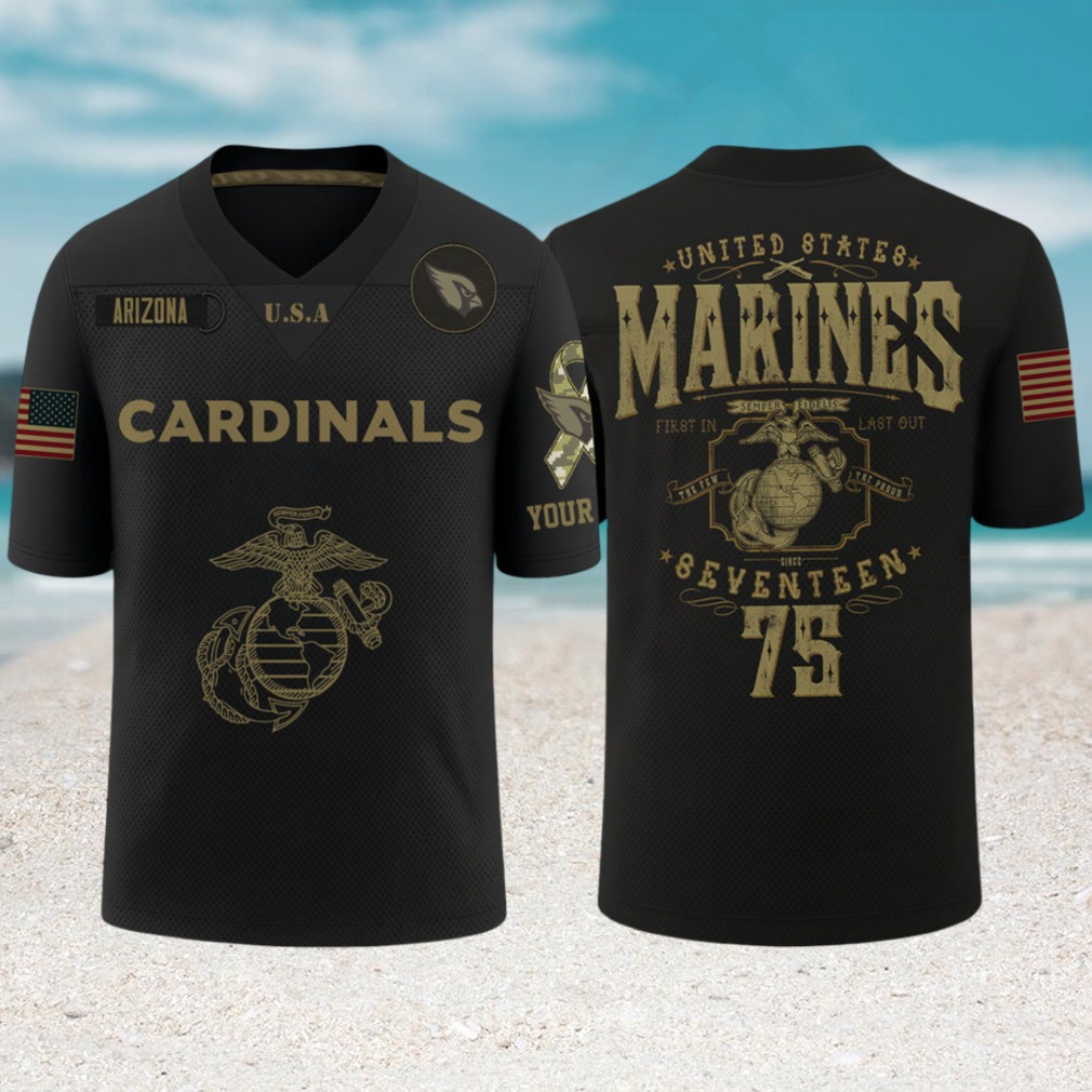 Arizona Cardinals x U.S Marine Corps Dark Gameday Jersey Arizona Cardinals x U.S Marine Corps Dark Gameday Jersey