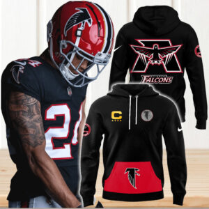 Atlanta Falcons Alternate Helmet Pullover Hoodie