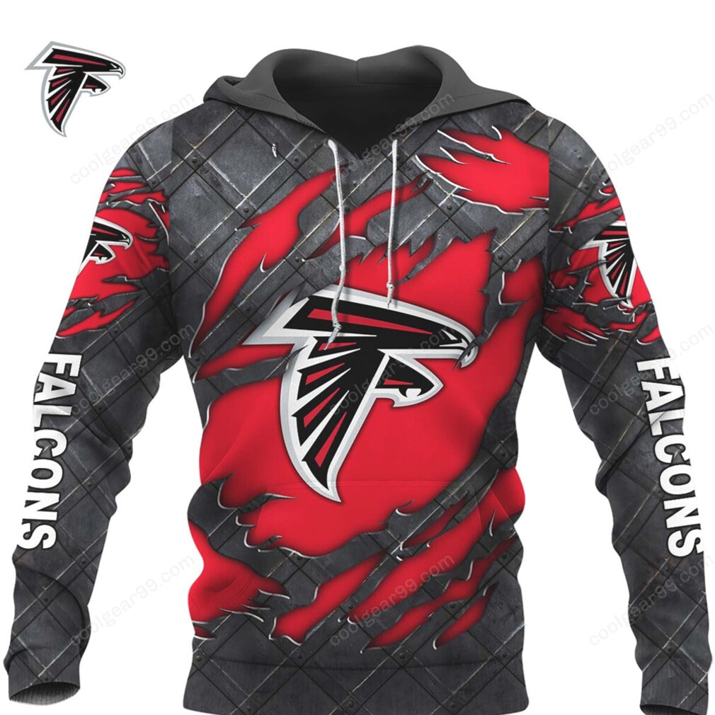 Atlanta Falcons Black Metal Design NFL Shirt Atlanta Falcons Black Metal Design NFL Shirt