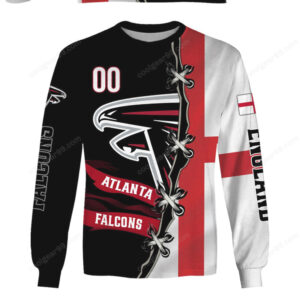 Atlanta Falcons England Edition NFL Fan Hoodie Atlanta Falcons England Edition NFL Fan Hoodie