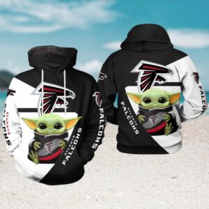 Atlanta Falcons NFL Baby Yoda Team NFL Hoodie Atlanta Falcons NFL Baby Yoda Team NFL Hoodie