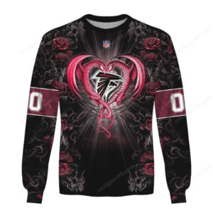 Atlanta Falcons NFL Rose Dragon Design Atlanta Falcons NFL Rose Dragon Design