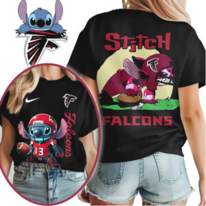 Atlanta Falcons Official NFL Stitch 3D Shirt