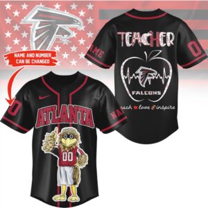 Atlanta Falcons Official NFL Teacher Appreciation Month Jersey Fan Shirt