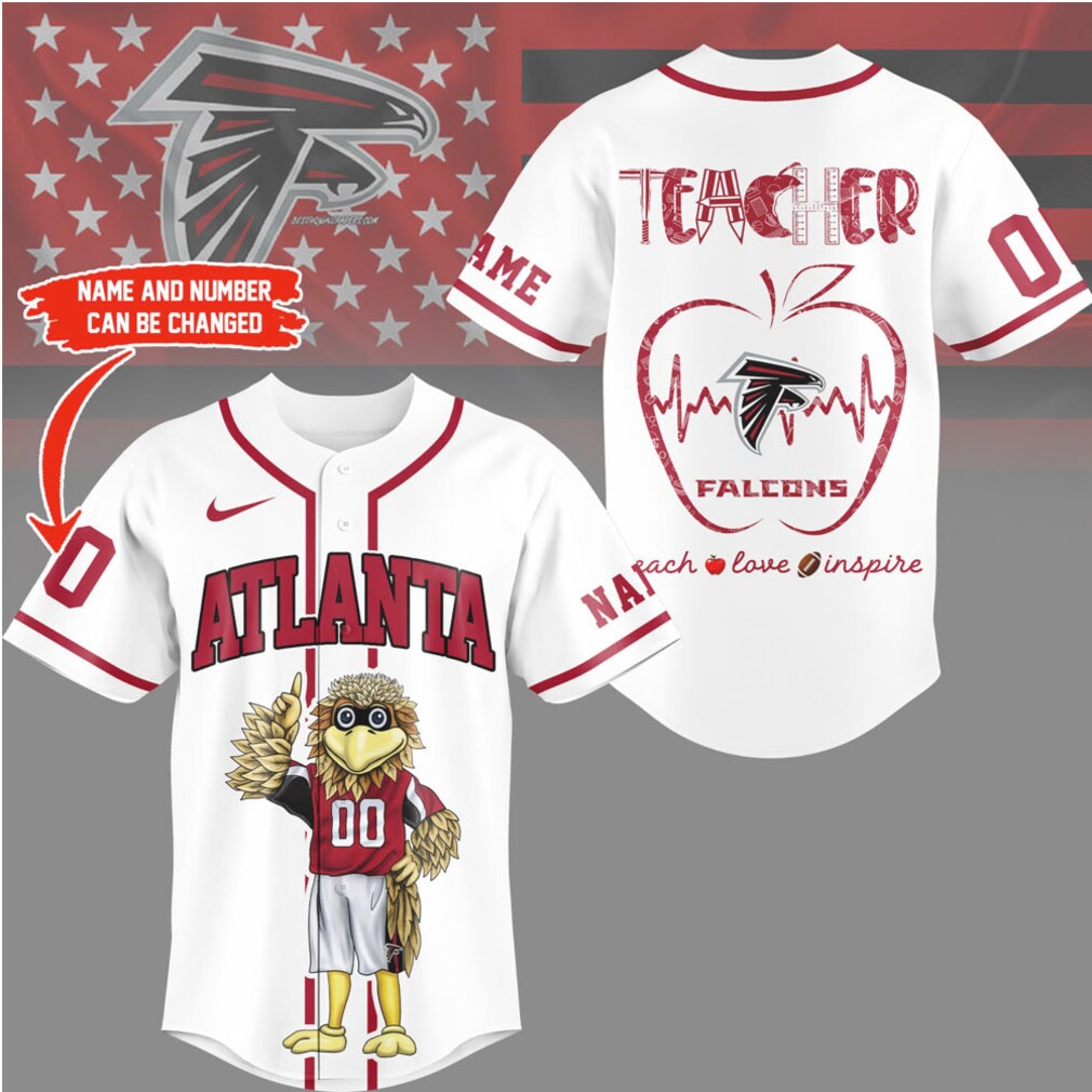 Atlanta Falcons Official NFL Teacher Appreciation Month Jersey Shirt Atlanta Falcons Official NFL Teacher Appreciation Month Jersey Shirt