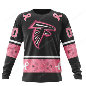 Atlanta Falcons Pink Power United Against Cancer NFL Hoodie Atlanta Falcons Pink Power United Against Cancer NFL Hoodie