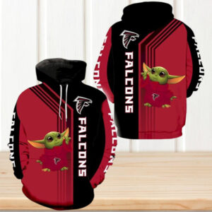 Atlanta Falcons Yoda 3d All Over Print Falcons NFL Hoodie
