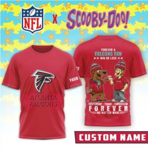 Atlanta Falcons x Scooby Doo Official 3D Shirt Atlanta Falcons x Scooby Doo Official 3D Shirt