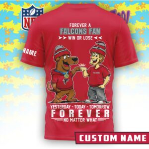 Atlanta Falcons x Scooby Doo Official 3D Shirt
