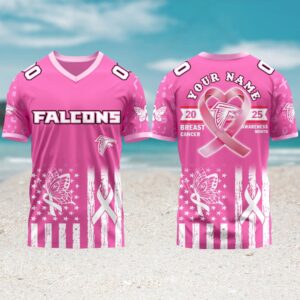 Atlanta Falcons x The Breast Cancer Awareness Month NFL Gameday Jersey Atlanta Falcons x The Breast Cancer Awareness Month NFL Gameday Jersey