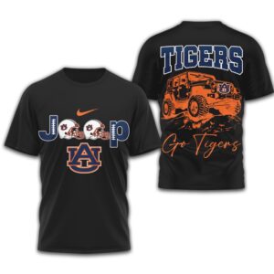 Auburn Tigers Jeep Off Road Style Gameday Fan Spirit Apparel Shirt