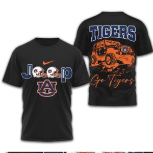 Auburn Tigers Jeep Off Road Vintage College Football Game Day Spirit T Shirt