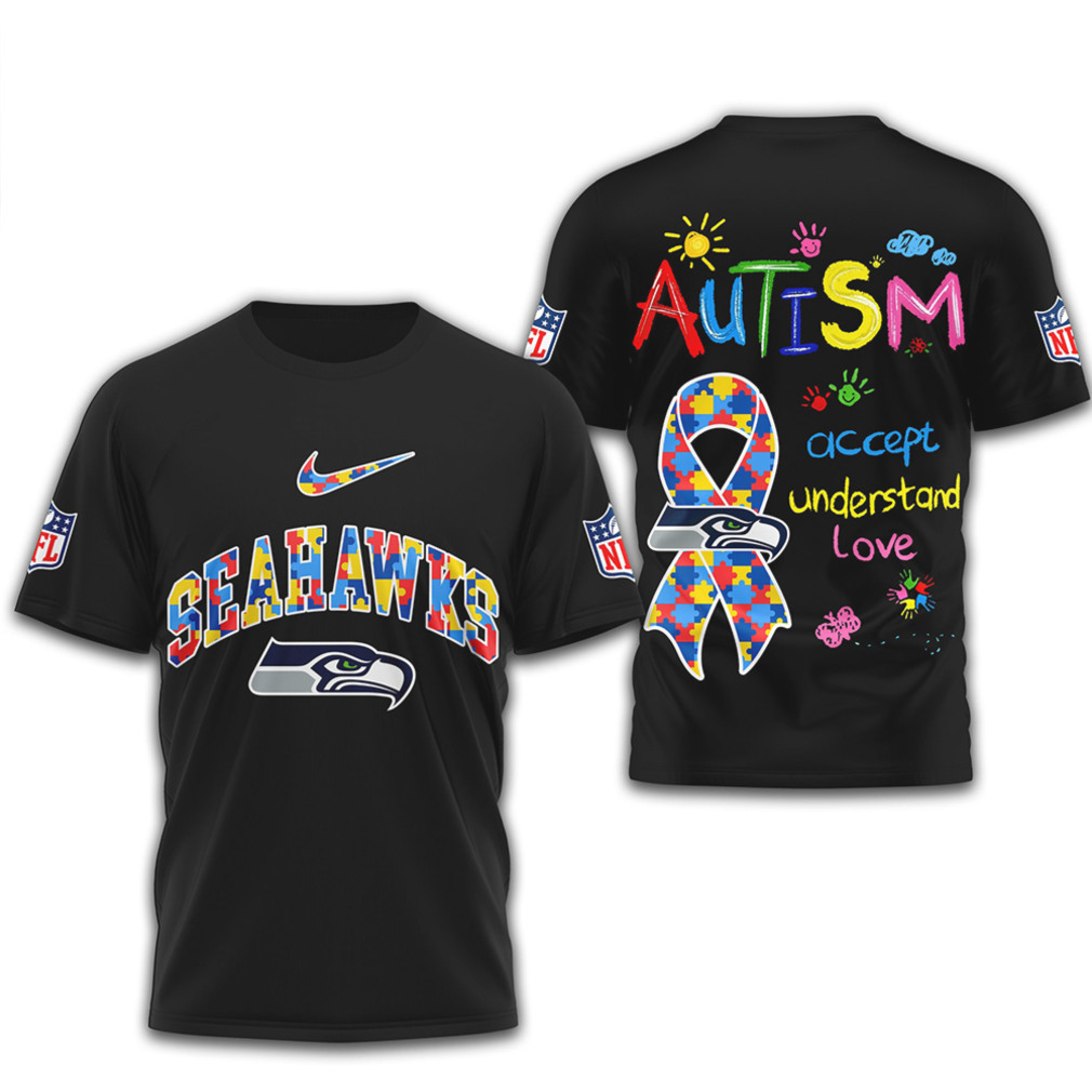 Autism Awareness Seattle Seahawks Accept Understand Love Puzzle Ribbon Support T Shirt Autism Awareness Seattle Seahawks Accept Understand Love Puzzle Ribbon Support T Shirt