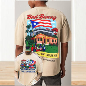 Bad Bunny Benito Bowl Levi's Stadium 2026 Puerto Rico Heritage Shirt