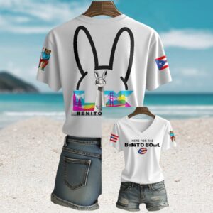 Bad Bunny Benito Bowl Super Bowl LIX Puerto Rico Flag T Shirt Bad Bunny Benito Bowl Super Bowl LIX Puerto Rico Flag T Shirt