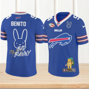 Bad Bunny Buffalo Bills Super Bowl LX Apple Music Halftime Show Jersey