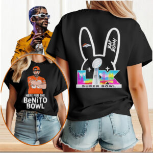 Bad Bunny Denver Broncos Benito Bowl Super Bowl LIX World Tour Shirt