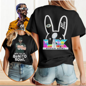 Bad Bunny Green Bay Packers Benito Bowl Super Bowl LIX Fan T Shirt