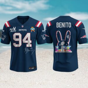 Bad Bunny New England Patriots Benito Super Bowl LX Halftime Show Signature Jersey