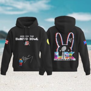 Bad Bunny Super Bowl LX Halftime Show Benito Bowl Pullover Music Hoodie