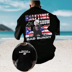 Bad Bunny Super Bowl LX Halftime Show Puerto Rico Flag T Shirt Bad Bunny Super Bowl LX Halftime Show Puerto Rico Flag T Shirt