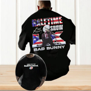 Bad Bunny Super Bowl LX Halftime Show Puerto Rico Flag T Shirt