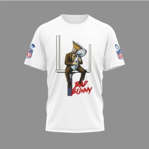 Bad Bunny Super Bowl LX White Benito Bowl Signature T Shirt