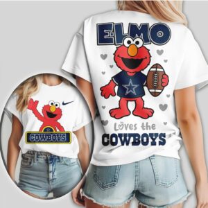Baltimore Ravens Football Official NFL Elmo Fan 3D Shirt