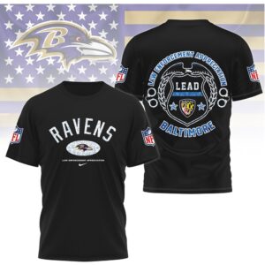 Baltimore Ravens Law Enforcement Appreciation LEAD T Shirt