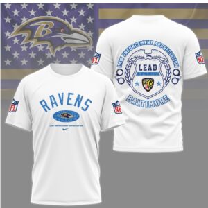 Baltimore Ravens Law Enforcement Appreciation LEAD T Shirt