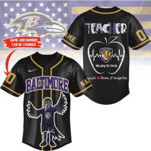 Baltimore Ravens Official NFL Teacher Appreciation Month Jersey Shirt