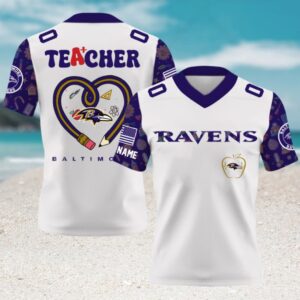 Baltimore Ravens x Teacher Football Gameday Jersey Baltimore Ravens x Teacher Football Gameday Jersey