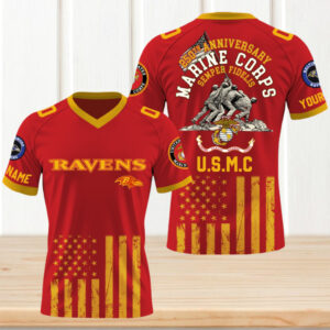 Baltimore Ravens x U.S Marine Corps 250th Year Anniversary Gameday Jersey