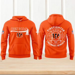 Bengals Firefighter NFL Football Hoodie