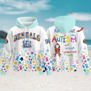 Bengals For Autism Awareness NFL Football Hoodie Bengals For Autism Awareness NFL Football Hoodie