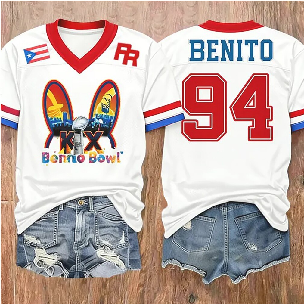 Benito 94 Bowl Mesh Football Bad Bunny 2026 Jersey Benito 94 Bowl Mesh Football Bad Bunny 2026 Jersey