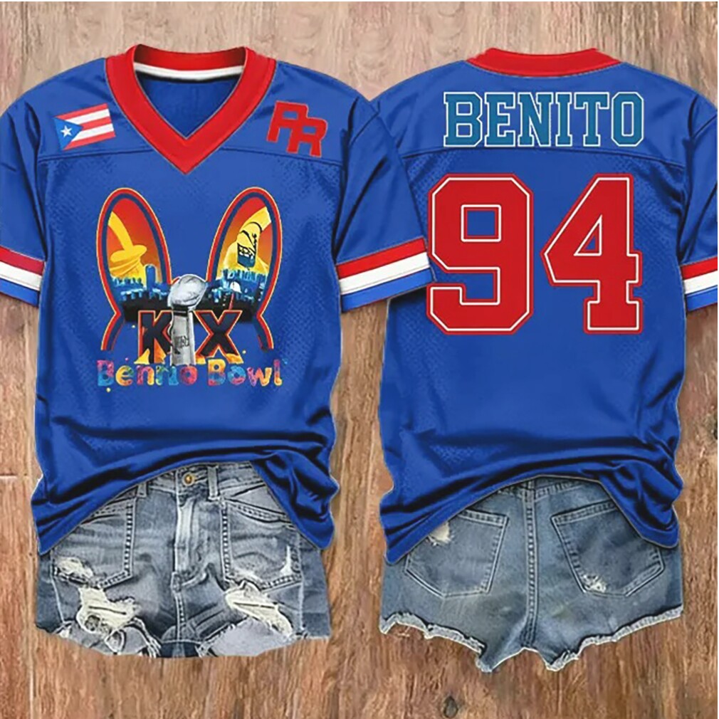 Benito 94 Bowl Mesh Football Bad Bunny 2026 Jersey Benito 94 Bowl Mesh Football Bad Bunny 2026 Jersey
