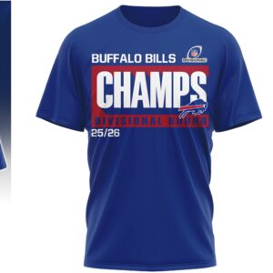 Buffalo Bills Divisional Round 2025 26 Champs NFL T Shirt