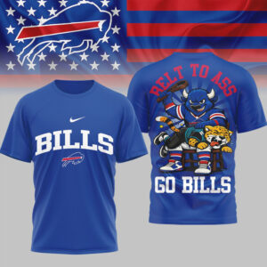 Buffalo Bills Football Official NFL BELT TO ASS 3D SHIRT Buffalo Bills Football Official NFL BELT TO ASS 3D SHIRT