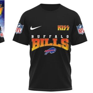 Buffalo Bills Game Day 2026 Official NFL Kiss Band 3D Shirt