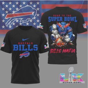 Buffalo Bills Gameday Playoffs 2026 NFL Road To Super Bowl 3D Shirt